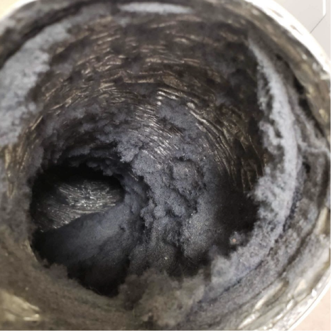 Dryer Vent Stuck up